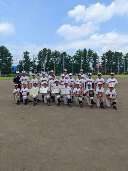 2022年Aチーム　千葉県少年野球（千葉日報旗）大会　３位！